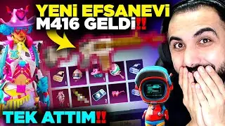EFSANEVİ M416 VE SET GELDİ!! 😮 HER ŞEYE TEK ATTIM!! (AŞIRI İYİ)  | PUBG MOBILE