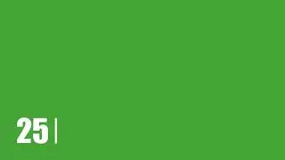 Simple Top 25 subtitle countdown green screen