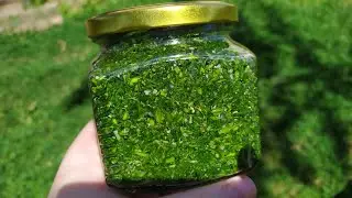 Не сушу и не замораживаю! Лучший способ заготовки зелени на зиму🌿🌿
