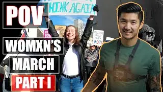 POV STREET PHOTOGRAPHY with GoPro Hero 8 | WOMEN'S MARCH 2020 Denver | Part I