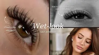 Mapping made easy | Lash Extensions Wet-look style
