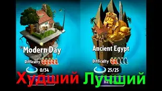 Топ миров в Plants vs. Zombies 2.
