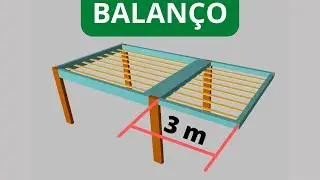 Aprenda 3 soluções | Laje treliçada em balanço vão de 3 metros