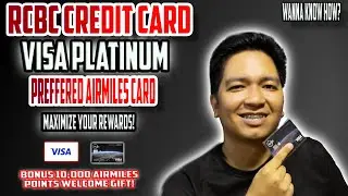 RCBC Visa PLATINUM: gain 10,000 Airmiles Welcome Gift! promo is extended!