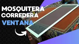 🧷 Crea tu propia MOSQUITERA CORREDERA para ventana en minutos