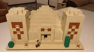 Lego Minecraft Desert Temple MOC - Cube accurate
