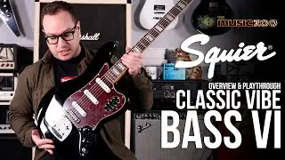 Squier Classic Vibe Bass VI - What is it, and how do you use it? Demo and Overview!