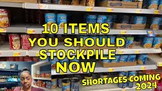 10 ITEMS TO STOCK UP NOW..STORE WALKTHROUGH WITH ME