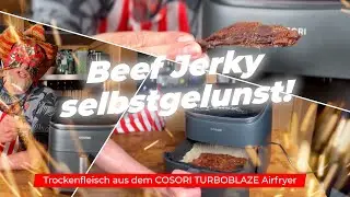 Beef Jerky - Trockenfleisch für Eure Wanderung | Die Grillshow  #cosori #cosoriturboblaze