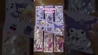 Tempat pensil karakter Sanrio #reels #kuromi #sanrio #mymelody #shortvideo #tempatpensil
