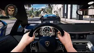 ► GTA 5 REDUX ✪ - Ultra Realistic Graphic ENB MOD - First Person Aventador - 1080p 60 FPS GTA 6