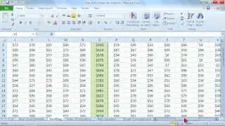 Microsoft Excel 2010 Tutorial: Scrolling With and Without Scroll Bars | K Alliance