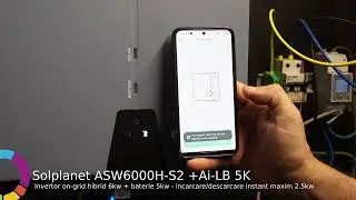 Invertor on-grid hibrid 6kw + baterie 5kw - Solplanet ASW6000H-S2 + Ai-LB 5K