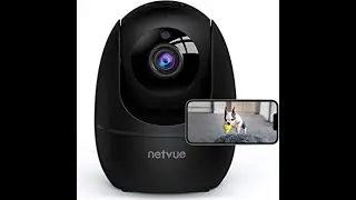 NETVUE Indoor Camera, 1080P FHD 2.4GHz WiFi Pet Camera