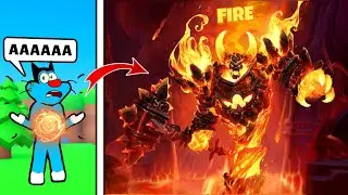 OGGY BECAME FIRE GOD 🔥 IN ELEMENTAL POWERS TYCOON NEW UPADTE (ROBLOX)