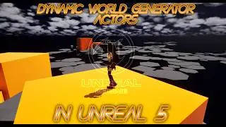 Dynamic World Generator Actor Creation in Unreal Engine 5 (No Audio)
