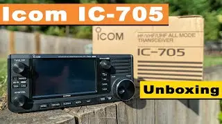 NEW Icom IC-705 Unboxing from the Guv'nor