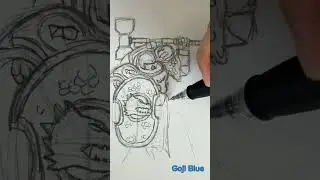 Drawing space marines until space marine 2 comes out pt 28