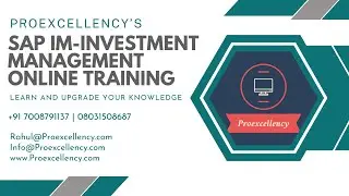 SAP IM | Investment Management Online Training Learn Step by Step from beginning With Experts