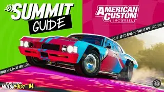 AMERICAN CUSTOM SHOWREEL SUMMIT GUIDE  - The Crew Motorfest