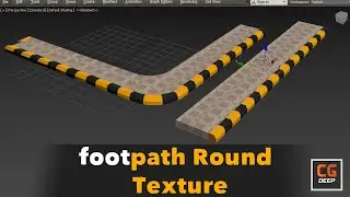 How to Make Footpath Round Texture In 3ds Max 2020 Vray 4 2 Realworld | Texture | CG Deep | Tutorial