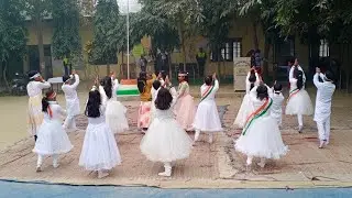 Fusion Dance by class 1 & 2 students | Republic Day celebration at KV RWP BELA | 26 January 2024