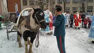 Шествие Дедов Морозов Лепель 2019