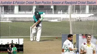 Australia Tour of Pakistan Australian team 1st Practice session at Rawalpindi Aus Vs Pak Test Series