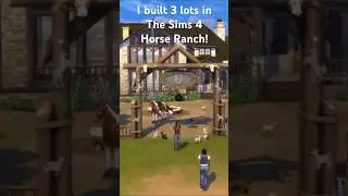 🤠🐎I built 3 lots for #TS4HorseRanch!🐴🐑#sims4 #thesims4 #sims #thesims #thesims#Ad #SponsoredbyEA