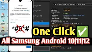 One Click For Android 11/ 12/ 13 | All Samsung Frp Bypass Tool No Apps, No WiFi No Wasting Time
