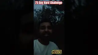 #75 Day Hard Challenge Day 1st 💪#shorts #shortsvideo #75hardchallenge #moralstory