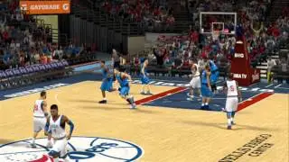 [NBA 2k14] Half-court sniper assist while sitting