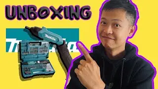 Unboxing: Makita DF001DW, 3.6V Li-Ion Cordless Screwdriver.