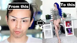 OUT OF THIS WORLD DRAG TRANSFORMATION | BOY TO GIRL | UPDATED DRAG ROUTINE | MAKEUP | ADRIAN HILLS