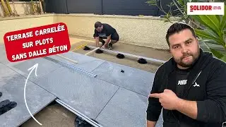 How to Make a Tiled Terrace on Plots WITHOUT CONCRETE SLABS