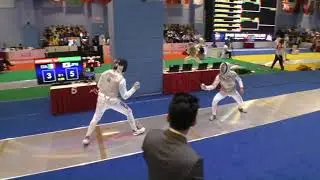 FE 2018 145 T32 10 M F Individual Shanghai CHN GP 5 ASPROMONTE ITA vs SAITO JPN