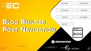 Wordpress Blog with Elementor Builder Tutorial for 2025 - Post Navigation