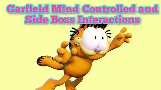 Nickelodeon All-Star Brawl 2 - Garfield Mind Controlled / Freed and Side Boss Interactions
