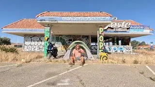 Русский бомж в США, выживание с музыкой