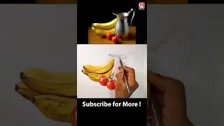 Realistic Still Life Drawing with Pencil Color  