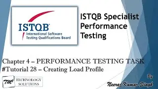 ISTQB Performance Tester | 4.2.4 Creating Load Profiles | ISTQB Tutorials