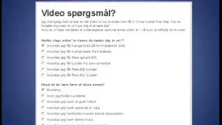 Video spørgsmål Resultat