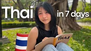 I tried learning Thai in 7 days