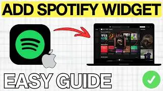 How to Add Spotify Widget on MacBook (FULL GUIDE) 2026