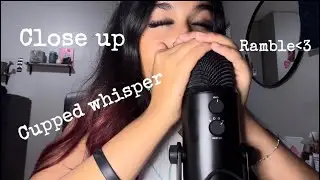 ASMR Cupped whisper ramble🤍