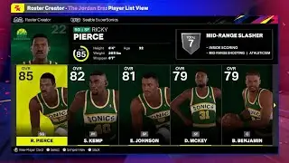 NBA 2K25: Seattle SuperSonics '91-'92 classic team - Jordan Era