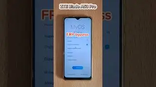 ZTE Blade A53 frp bypass #frp #googleaccountbypass #zteblade #ztebladea53pro