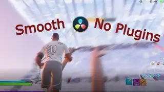 How to make this CLEAN Motion Blur in Davinci Resolve with NO PLUGINS