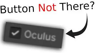 Oculus button not showing?  | unity |