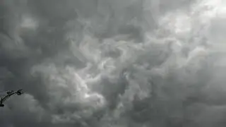 thunder storm hit hard